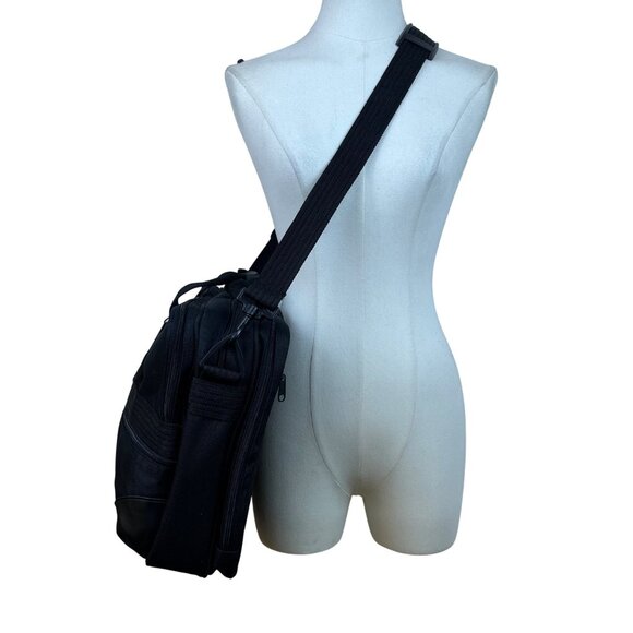 Hit Men’s Black Nylon Tech Organizer 2.0 Shoulder Strap Business & Computer Bag - Picture 9 of 14